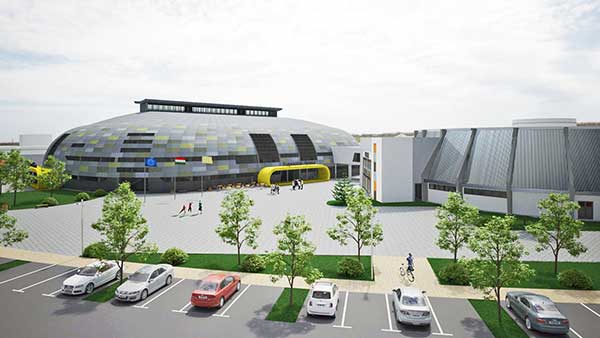 Multifunkcionális sportcsarnok lesz az épülő Kaposvár Aréna